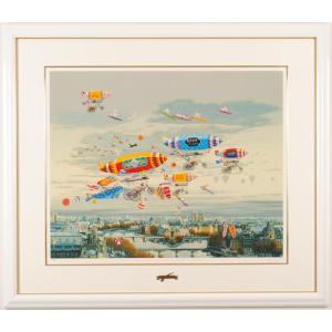 ヒロ・ヤマガタ ミレニアム インテリア 絵画 シルクスクリーン 版画