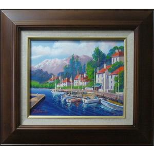 絵画 油絵 田浦信勝 肉筆油絵 静物画 花とくだもの F10 : アートフジ