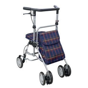 シルバーカー サニーウォーカー AW−RB チェックNB 両手2WAYブレーキ