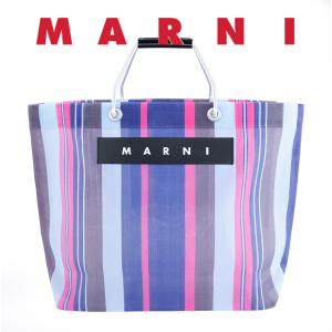 MARNI（マルニ） マルニフラワーカフェ トートバッグ ストライプ ミニ