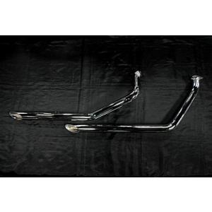 いっせい】ショベルヘッド 2インチ スラッシュカット マフラー