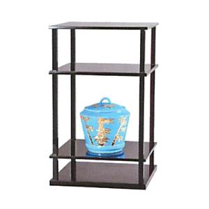 茶道具 お棚 袋棚 志野棚 利休好写し 小林幸斎作 組立式 炉用 利休好写