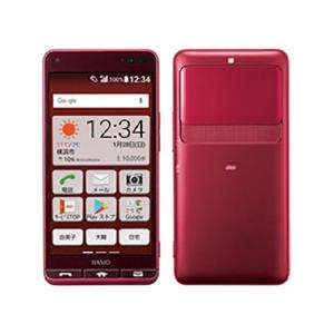 KYOCERA BASIO3 5インチ メモリー3GB ストレージ32GB レッド au BASIO