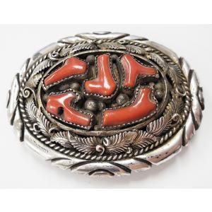 ターコイズバックル インディアンジュエリー/ネイティブアメリカン