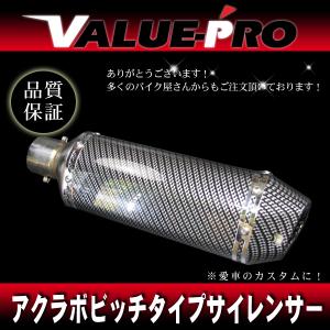 アクラボタイプD サイレンサー ヘキサゴン差込口50.8mm/ 50.8パイ汎用