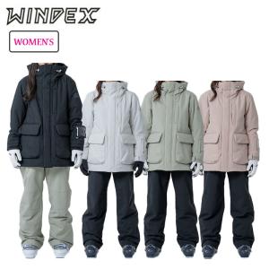 ウィンデックス(WINDEX) スキーウェア 上下セット レディース SNOW ST