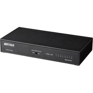 BUFFALO（バッファロー） スイッチングハブ LSW6-GT-8NS/BK [Giga 8P