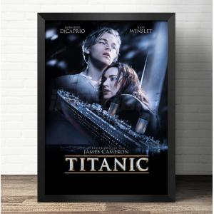 タイタニック TITANIC 映画ポスター アートフレーム 壁掛け 額縁透明