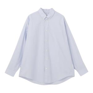 GYMPHLEX（ジムフレックス） 長袖 ボタンダウンシャツ 白シャツ