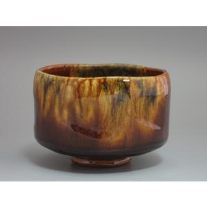 黒楽数印茶碗 川崎和楽造 共箱 : 茶道具商 越中屋 - 通販 - Yahoo