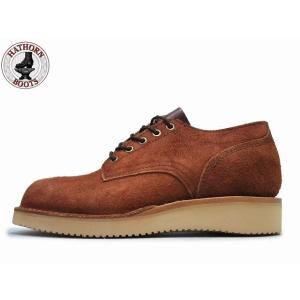 MADE IN USA ハソーン オックスフォード ブラック ラフアウト スエード