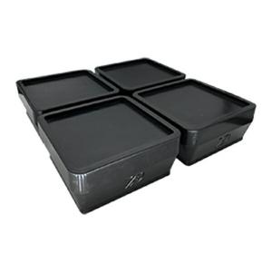 タツフト TFi-9045 あしあげ隊 高さ調整ゴムマット 45mm ホワイト 洗濯