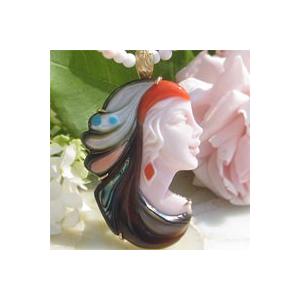 CAMEO（カメオ） Crescenzo Gaglione作 コンクシェル カメオ / 珊瑚