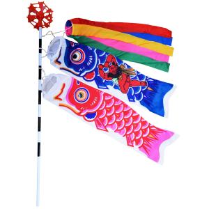 鯉のぼり 吊るし飾り【北寿】アンパンマンつるし鯉物語 ※ちりめん製