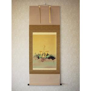 掛け軸 掛軸 武者(黒馬) 森 雪堂 (真作・新品) : 掛け軸の専門店 香遊