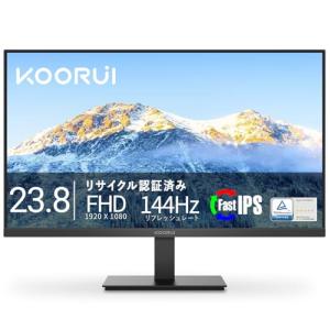 KOORUI ゲーミングモニター 24インチ 144Hz フルHD モニター IPSパネル