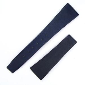 OMEGA（オメガ） ブルー アリゲーター レザーストラップ 19-16mm 時計