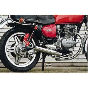 エムテック中京 M-TEC中京 手曲げショート管マフラー CB400T(HAWK2