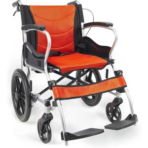 車椅子 人間工学 軽量車椅子 折りたたみ式 介助用車いす アルミ製