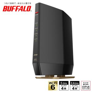 BUFFALO WSR-5400AX6P-BK 無線ルーター AirStation Wi-Fi 6 対応