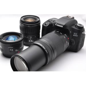 EOS 80D Canon キヤノン 超望遠トリプルレンズセット SDカード(16GB