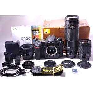 D7000 ニコン Nikon D7500 ダブルレンズセット 美品 16GB 新品SDカード
