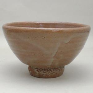 茶道具 抹茶茶碗 唐津焼き 井戸型 徳沢守俊作 須惠窯 裏梅花皮あり