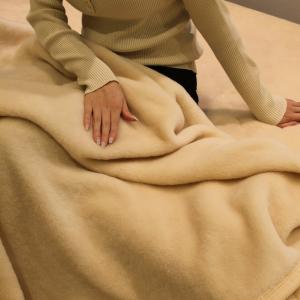 ニューマイヤー毛布 シングル ウール100% 洗濯機OK 洗える 軽量 日本製