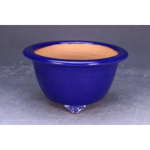 盆栽鉢 「壱興紅泥木瓜式鉢」 植木鉢 作家鉢 一弘 壱興造記 常滑 共箱