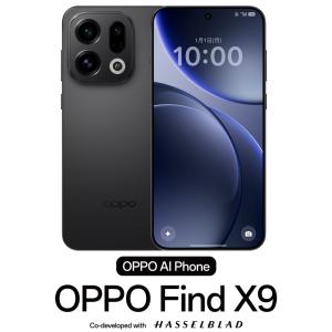 OPPO CPH2797 BK Find X9 16GBメモリ 512GBストレージ 6.6インチAMOLED