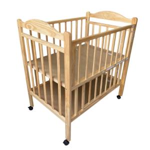 サワベビー 日本製ベビーベッド S型スクレ ナチュラル 添い寝ベッド