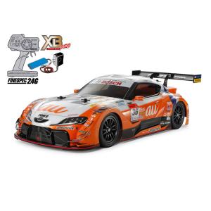 タミヤ（TAMIYA） 1/ 10 電動RCカー組立キット au TOM'S GR Supra 塗装