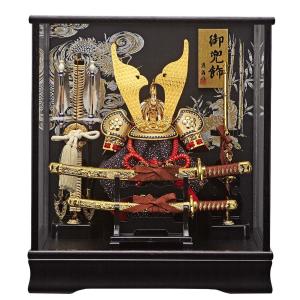 5月人形 おしゃれ 五月人形 武将 コンパクト 伊達政宗 兜 12号ケース