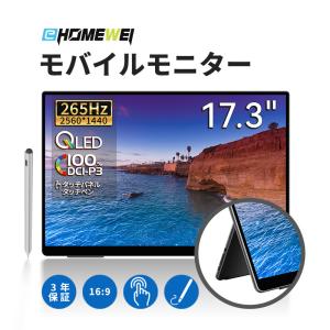 EHOMEWEI モバイルモニター EHOMEWEI LQG-156PW ゲーミングモニター