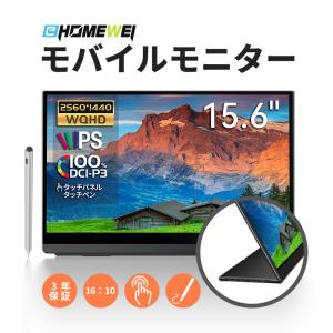 EHOMEWEI モバイルモニター EHOMEWEI LQG-156PW ゲーミングモニター