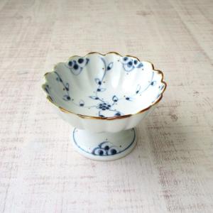 古伊万里焼 鉢 染錦見込鳳凰丸紋高台鉢 item no.2f434 : ハマダヤ食器