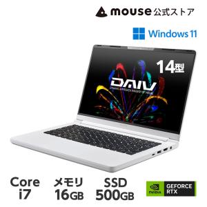 DAIV P5倍 ノートパソコン R4-I7G50WT-B クリエイターPC 14型 フルHD