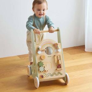 手押し車 赤ちゃん 木製 ベビーウォーカー 1歳 北欧 高級 高さ調節