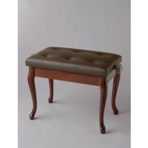 吉澤 ピアノ椅子 Moderato(N) 猫脚 ブラック（黒、BK） 日本製 ※お客様