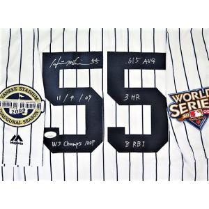 松井秀喜直筆サイン2009年ワールドシリーズMVP日付書込公式ボール