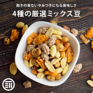 豆菓子 4種の厳選ミックス豆 450g 前田家 国内加工 バターピー