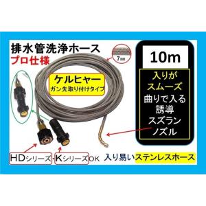 排水管洗浄ホース （洗管ホース）業務用ケルヒャー パイプクリーニング