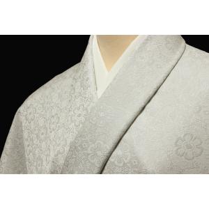 色無地 菱取菊詰文 白鼠 : 色無地着物専門 みやこさかえ - 通販