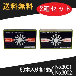 コウケントー 光線治療器用カーボン 3001番 4008番 セット 50本入り各1