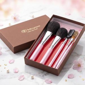 竹田ブラシ 合皮オリジナルケース入り スターターセット ベーシック椿