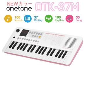 楽器 キーボード 電子ピアノ onetone ワントーン 37鍵盤 OTK-37M WH
