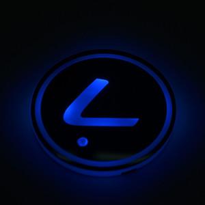 ドリンクホルダー カップホルダーイルミネーション LED 白 2P : teal