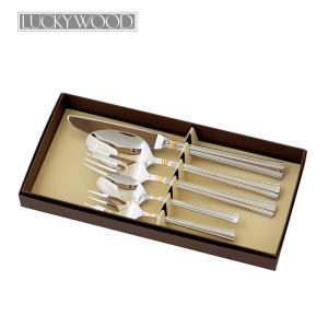 LUCKY WOOD（ラッキーウッド） カトラリーセット ナイフ フォーク