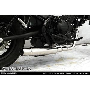 レブル WirusWin レブル250(8BK-MC49) スリップオンマフラー 耐熱