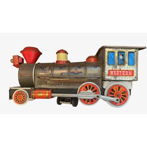 ブリキおもちゃウィンドアップ/ ニュースドッグ/ ゼンマイ式日本製